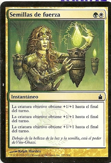 Magic Ravnica semillas de fuerza 227/306 español